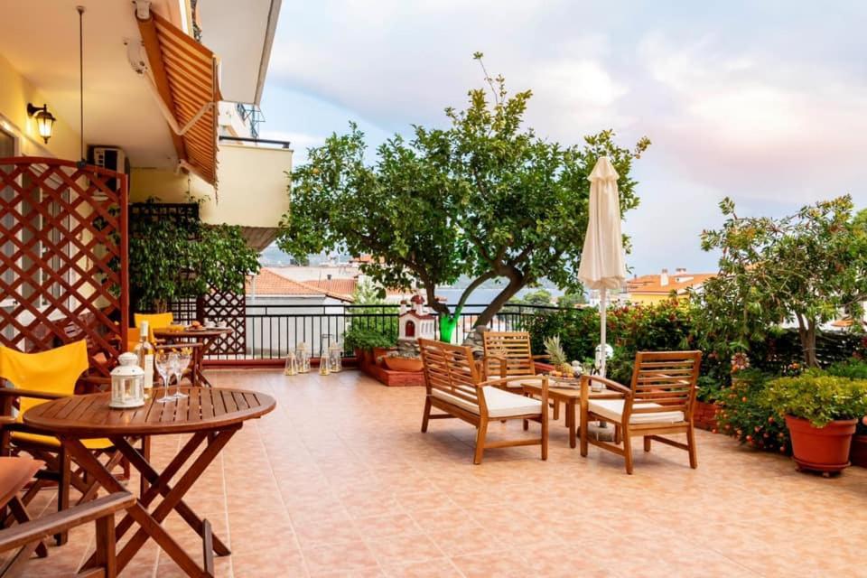 Anna Maria Views Apartment Neos Marmaras Bagian luar foto